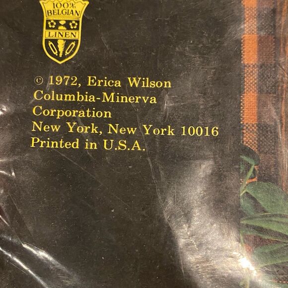 ERICA WILSON Crewel Kit "I Shall Pass"  1972 Open Package #7210 - Picture 7 of 9